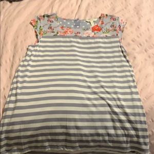 Matilda Jane floral/striped tank top